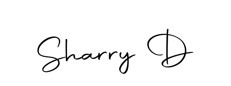 Design your own signature with our free online signature maker. With this signature software, you can create a handwritten (Autography-DOLnW) signature for name Sharry D. Sharry D signature style 10 images and pictures png