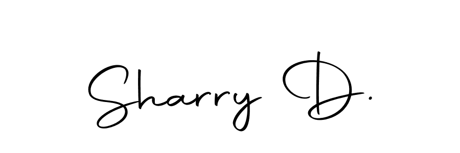 The best way (Autography-DOLnW) to make a short signature is to pick only two or three words in your name. The name Sharry D. include a total of six letters. For converting this name. Sharry D. signature style 10 images and pictures png