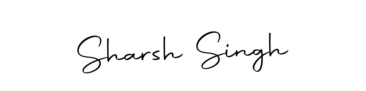 Make a beautiful signature design for name Sharsh Singh. Use this online signature maker to create a handwritten signature for free. Sharsh Singh signature style 10 images and pictures png