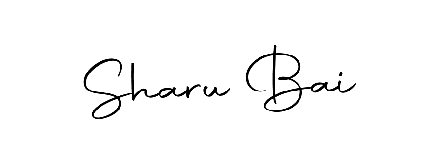 The best way (Autography-DOLnW) to make a short signature is to pick only two or three words in your name. The name Sharu Bai include a total of six letters. For converting this name. Sharu Bai signature style 10 images and pictures png