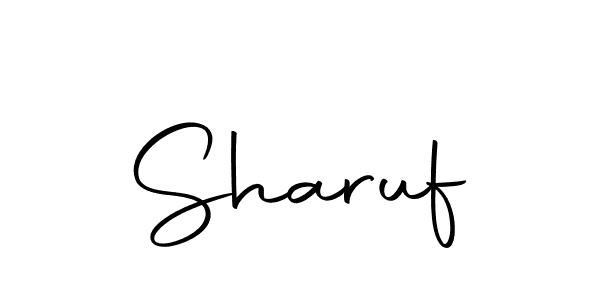 Sharuf stylish signature style. Best Handwritten Sign (Autography-DOLnW) for my name. Handwritten Signature Collection Ideas for my name Sharuf. Sharuf signature style 10 images and pictures png