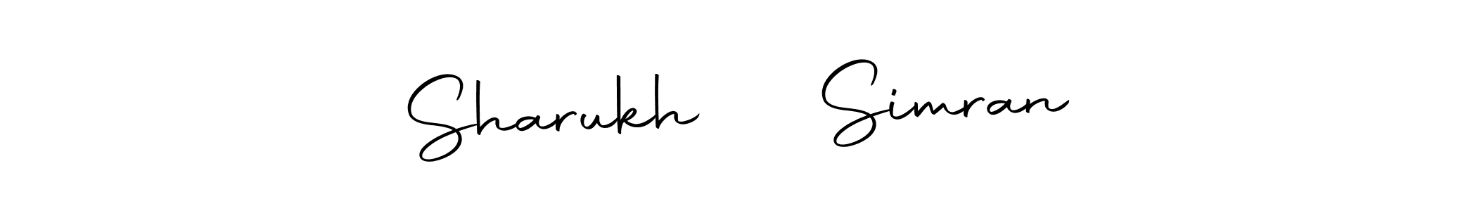 How to make Sharukh ❤️ Simran signature? Autography-DOLnW is a professional autograph style. Create handwritten signature for Sharukh ❤️ Simran name. Sharukh ❤️ Simran signature style 10 images and pictures png