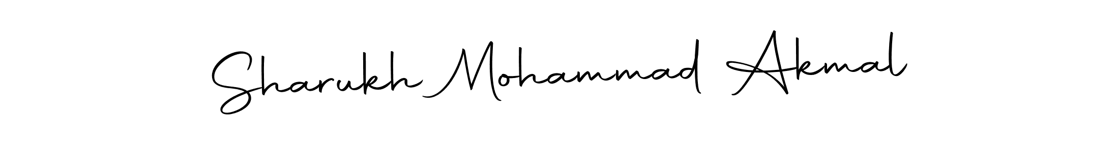 How to make Sharukh Mohammad Akmal signature? Autography-DOLnW is a professional autograph style. Create handwritten signature for Sharukh Mohammad Akmal name. Sharukh Mohammad Akmal signature style 10 images and pictures png