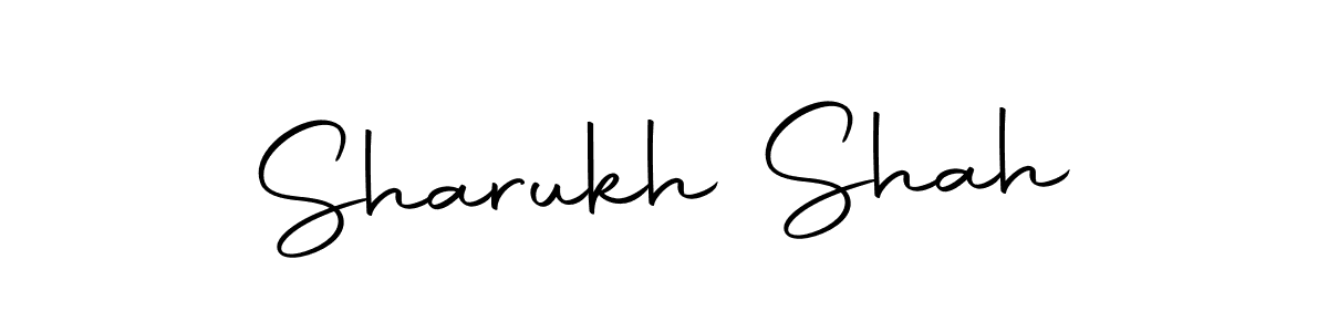 You should practise on your own different ways (Autography-DOLnW) to write your name (Sharukh Shah) in signature. don't let someone else do it for you. Sharukh Shah signature style 10 images and pictures png