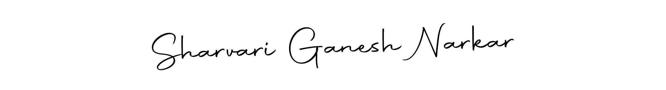 Make a short Sharvari Ganesh Narkar signature style. Manage your documents anywhere anytime using Autography-DOLnW. Create and add eSignatures, submit forms, share and send files easily. Sharvari Ganesh Narkar signature style 10 images and pictures png