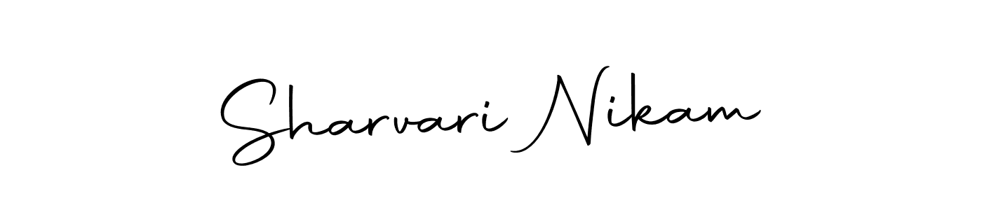 This is the best signature style for the Sharvari Nikam name. Also you like these signature font (Autography-DOLnW). Mix name signature. Sharvari Nikam signature style 10 images and pictures png