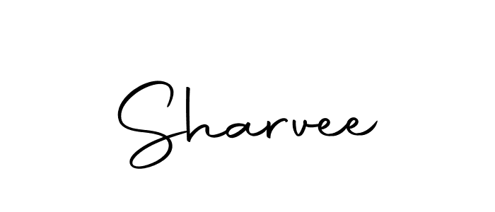Make a beautiful signature design for name Sharvee. Use this online signature maker to create a handwritten signature for free. Sharvee signature style 10 images and pictures png