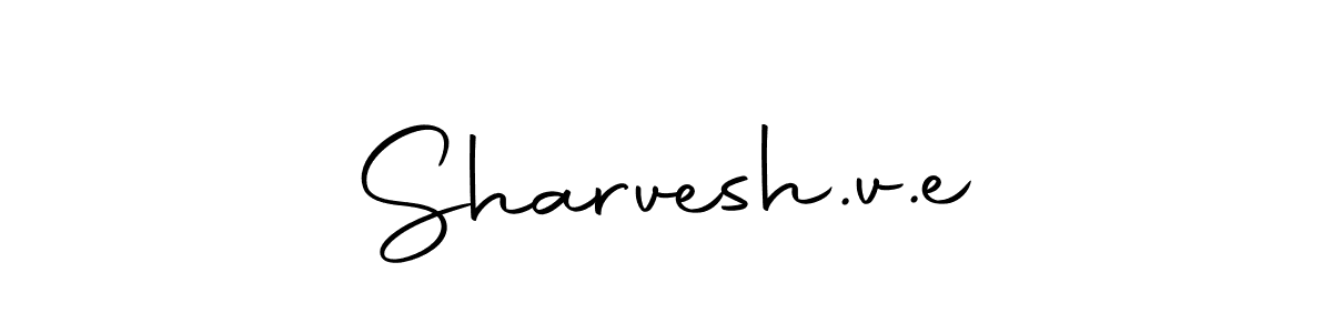 How to Draw Sharvesh.v.e signature style? Autography-DOLnW is a latest design signature styles for name Sharvesh.v.e. Sharvesh.v.e signature style 10 images and pictures png