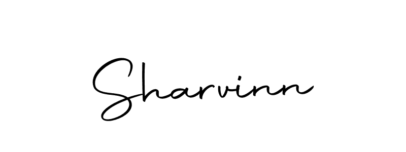 How to make Sharvinn signature? Autography-DOLnW is a professional autograph style. Create handwritten signature for Sharvinn name. Sharvinn signature style 10 images and pictures png