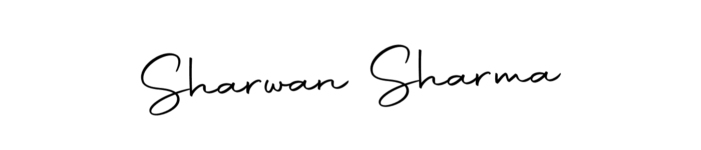 The best way (Autography-DOLnW) to make a short signature is to pick only two or three words in your name. The name Sharwan Sharma include a total of six letters. For converting this name. Sharwan Sharma signature style 10 images and pictures png