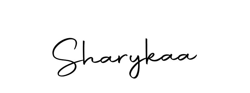 Make a beautiful signature design for name Sharykaa. With this signature (Autography-DOLnW) style, you can create a handwritten signature for free. Sharykaa signature style 10 images and pictures png