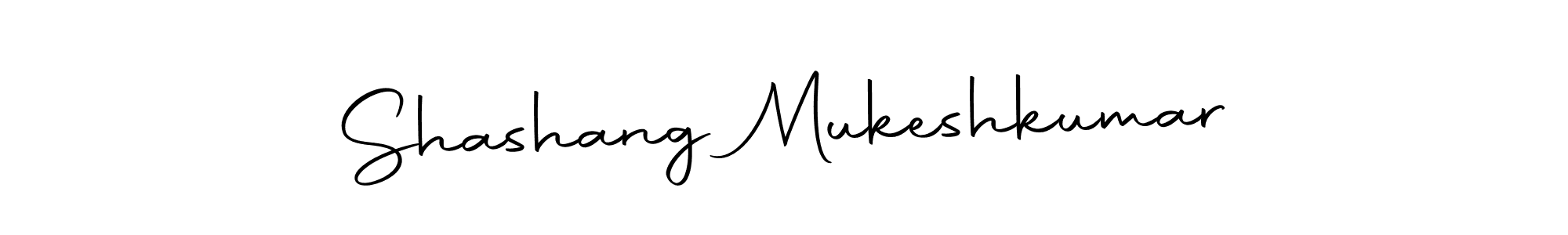 How to make Shashang Mukeshkumar name signature. Use Autography-DOLnW style for creating short signs online. This is the latest handwritten sign. Shashang Mukeshkumar signature style 10 images and pictures png