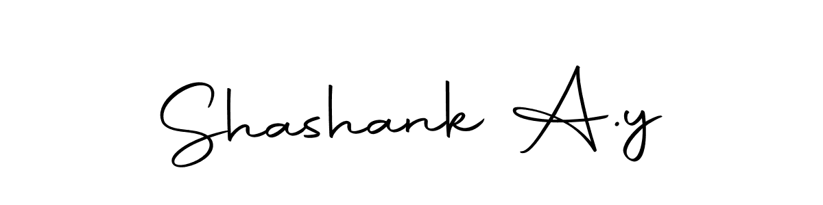 Shashank A.y stylish signature style. Best Handwritten Sign (Autography-DOLnW) for my name. Handwritten Signature Collection Ideas for my name Shashank A.y. Shashank A.y signature style 10 images and pictures png