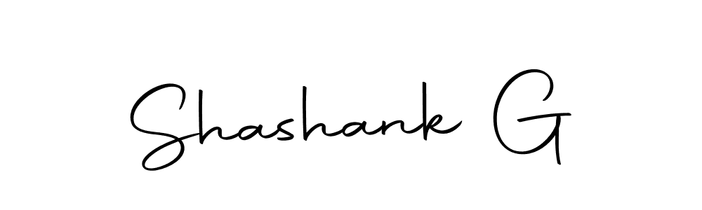 Make a beautiful signature design for name Shashank G. With this signature (Autography-DOLnW) style, you can create a handwritten signature for free. Shashank G signature style 10 images and pictures png