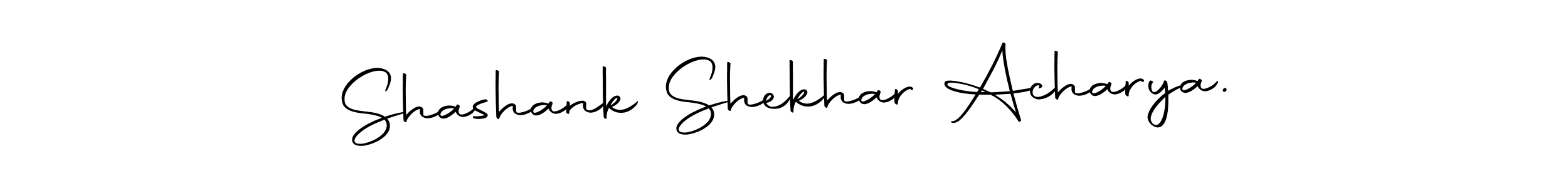 How to make Shashank Shekhar Acharya. name signature. Use Autography-DOLnW style for creating short signs online. This is the latest handwritten sign. Shashank Shekhar Acharya. signature style 10 images and pictures png