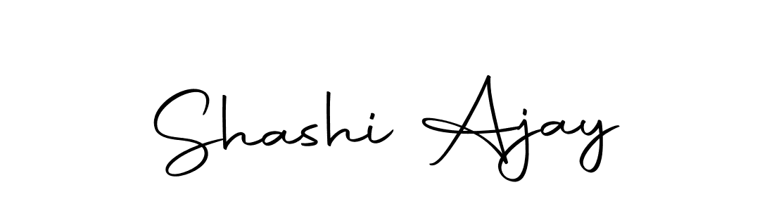 Shashi Ajay stylish signature style. Best Handwritten Sign (Autography-DOLnW) for my name. Handwritten Signature Collection Ideas for my name Shashi Ajay. Shashi Ajay signature style 10 images and pictures png