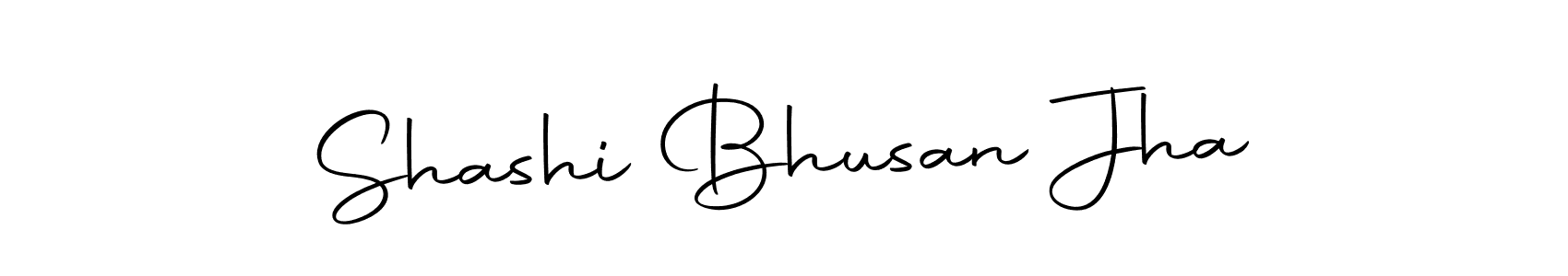 You should practise on your own different ways (Autography-DOLnW) to write your name (Shashi Bhusan Jha) in signature. don't let someone else do it for you. Shashi Bhusan Jha signature style 10 images and pictures png