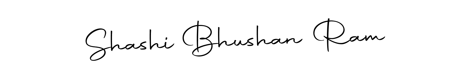 How to make Shashi Bhushan Ram name signature. Use Autography-DOLnW style for creating short signs online. This is the latest handwritten sign. Shashi Bhushan Ram signature style 10 images and pictures png
