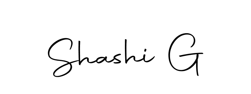 Also we have Shashi G name is the best signature style. Create professional handwritten signature collection using Autography-DOLnW autograph style. Shashi G signature style 10 images and pictures png