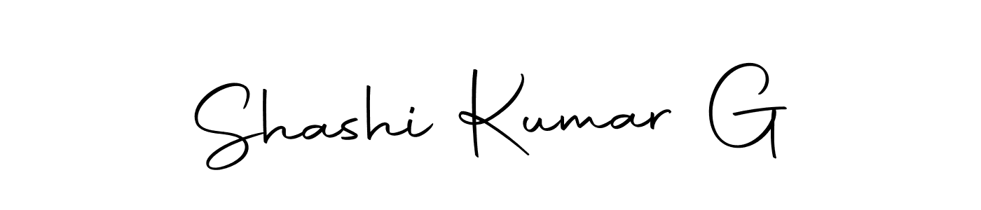 Make a beautiful signature design for name Shashi Kumar G. Use this online signature maker to create a handwritten signature for free. Shashi Kumar G signature style 10 images and pictures png