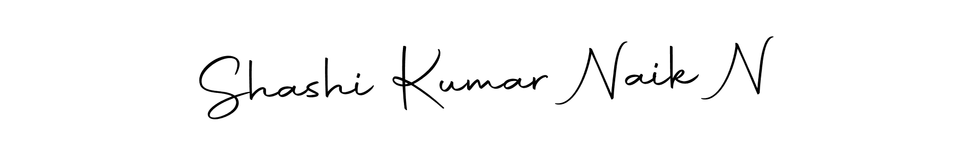 Use a signature maker to create a handwritten signature online. With this signature software, you can design (Autography-DOLnW) your own signature for name Shashi Kumar Naik N. Shashi Kumar Naik N signature style 10 images and pictures png