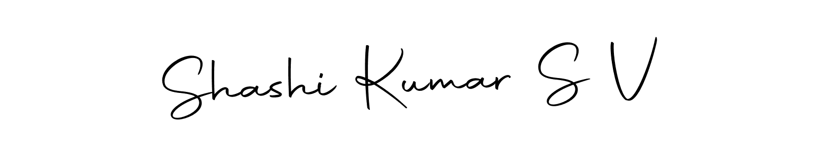 if you are searching for the best signature style for your name Shashi Kumar S V. so please give up your signature search. here we have designed multiple signature styles  using Autography-DOLnW. Shashi Kumar S V signature style 10 images and pictures png