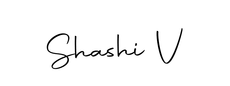 You should practise on your own different ways (Autography-DOLnW) to write your name (Shashi V) in signature. don't let someone else do it for you. Shashi V signature style 10 images and pictures png