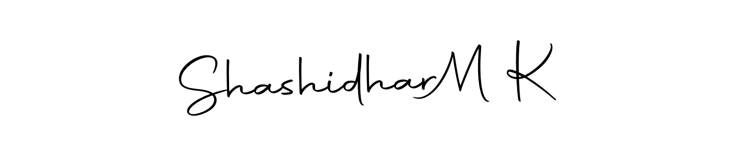 This is the best signature style for the Shashidhar  M K name. Also you like these signature font (Autography-DOLnW). Mix name signature. Shashidhar  M K signature style 10 images and pictures png
