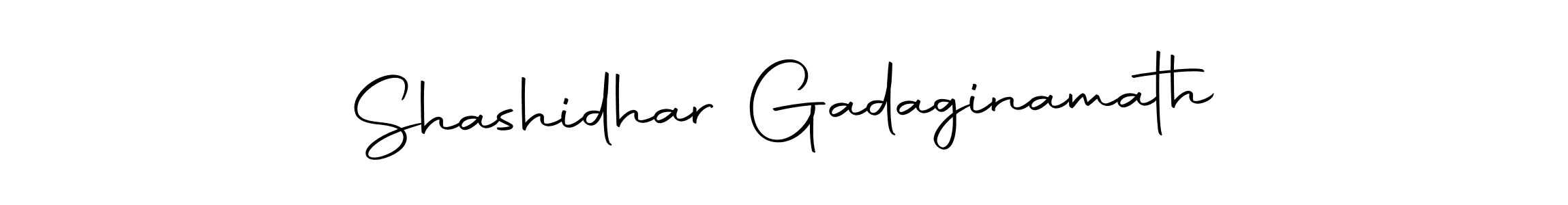 Create a beautiful signature design for name Shashidhar Gadaginamath. With this signature (Autography-DOLnW) fonts, you can make a handwritten signature for free. Shashidhar Gadaginamath signature style 10 images and pictures png