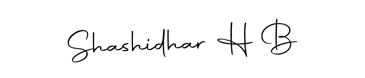 Make a beautiful signature design for name Shashidhar H B. With this signature (Autography-DOLnW) style, you can create a handwritten signature for free. Shashidhar H B signature style 10 images and pictures png