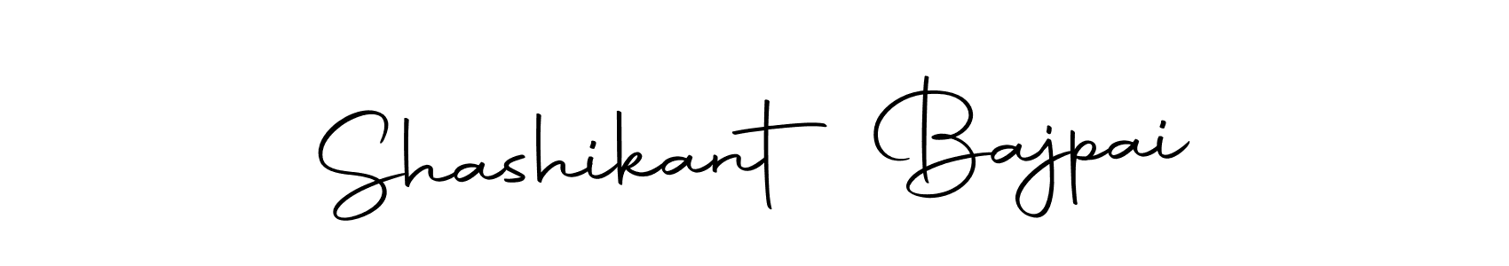 You can use this online signature creator to create a handwritten signature for the name Shashikant Bajpai. This is the best online autograph maker. Shashikant Bajpai signature style 10 images and pictures png