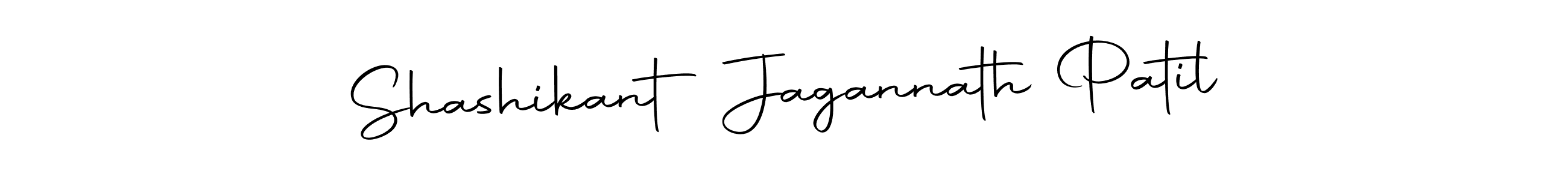 Use a signature maker to create a handwritten signature online. With this signature software, you can design (Autography-DOLnW) your own signature for name Shashikant Jagannath Patil. Shashikant Jagannath Patil signature style 10 images and pictures png