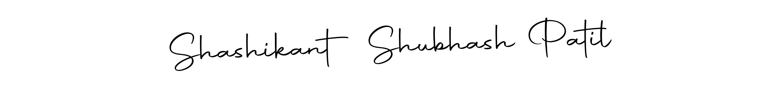 Use a signature maker to create a handwritten signature online. With this signature software, you can design (Autography-DOLnW) your own signature for name Shashikant Shubhash Patil. Shashikant Shubhash Patil signature style 10 images and pictures png