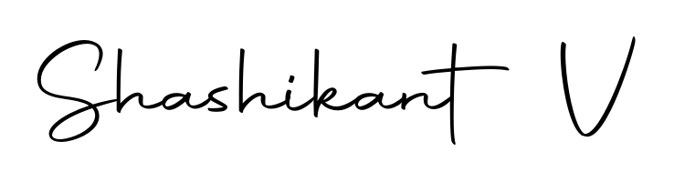 Shashikant V stylish signature style. Best Handwritten Sign (Autography-DOLnW) for my name. Handwritten Signature Collection Ideas for my name Shashikant V. Shashikant V signature style 10 images and pictures png