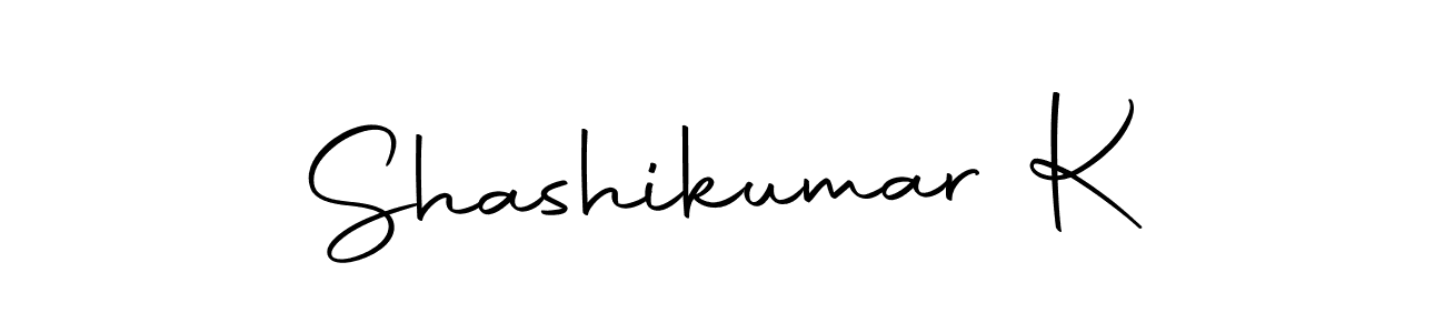 Make a beautiful signature design for name Shashikumar K. With this signature (Autography-DOLnW) style, you can create a handwritten signature for free. Shashikumar K signature style 10 images and pictures png