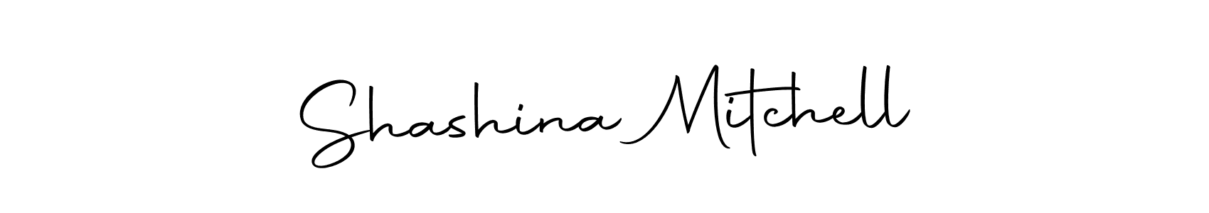 Design your own signature with our free online signature maker. With this signature software, you can create a handwritten (Autography-DOLnW) signature for name Shashina Mitchell. Shashina Mitchell signature style 10 images and pictures png