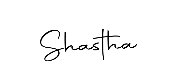 Create a beautiful signature design for name Shastha. With this signature (Autography-DOLnW) fonts, you can make a handwritten signature for free. Shastha signature style 10 images and pictures png