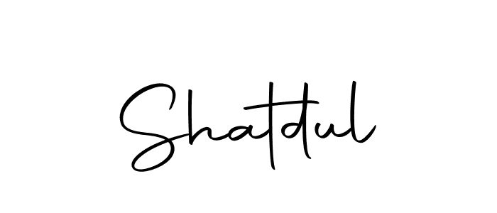 Use a signature maker to create a handwritten signature online. With this signature software, you can design (Autography-DOLnW) your own signature for name Shatdul. Shatdul signature style 10 images and pictures png