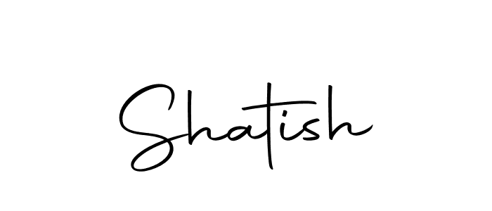 Make a beautiful signature design for name Shatish. With this signature (Autography-DOLnW) style, you can create a handwritten signature for free. Shatish signature style 10 images and pictures png