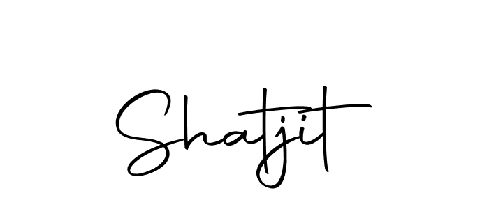 The best way (Autography-DOLnW) to make a short signature is to pick only two or three words in your name. The name Shatjit include a total of six letters. For converting this name. Shatjit signature style 10 images and pictures png