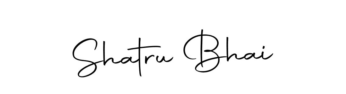 Design your own signature with our free online signature maker. With this signature software, you can create a handwritten (Autography-DOLnW) signature for name Shatru Bhai. Shatru Bhai signature style 10 images and pictures png