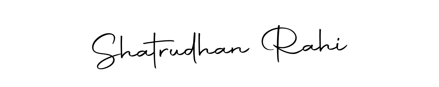 How to make Shatrudhan Rahi name signature. Use Autography-DOLnW style for creating short signs online. This is the latest handwritten sign. Shatrudhan Rahi signature style 10 images and pictures png