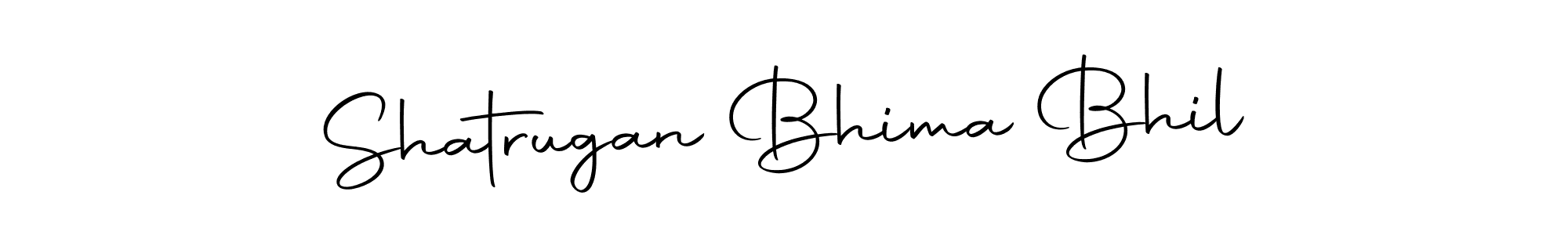 Shatrugan Bhima Bhil stylish signature style. Best Handwritten Sign (Autography-DOLnW) for my name. Handwritten Signature Collection Ideas for my name Shatrugan Bhima Bhil. Shatrugan Bhima Bhil signature style 10 images and pictures png