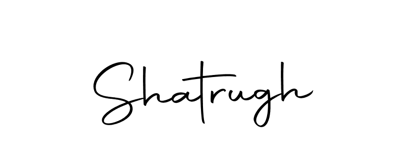 Make a beautiful signature design for name Shatrugh. Use this online signature maker to create a handwritten signature for free. Shatrugh signature style 10 images and pictures png