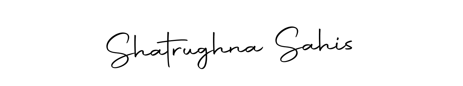Design your own signature with our free online signature maker. With this signature software, you can create a handwritten (Autography-DOLnW) signature for name Shatrughna Sahis. Shatrughna Sahis signature style 10 images and pictures png
