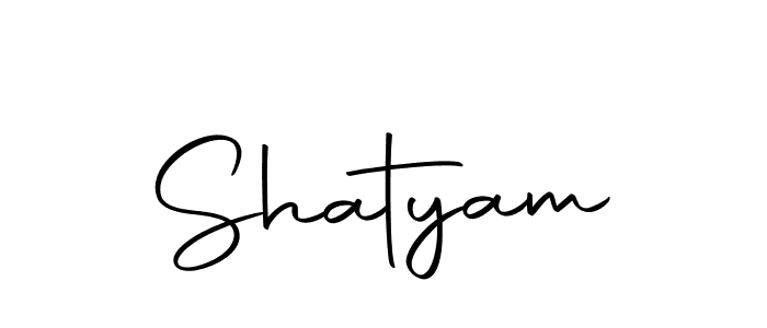 Create a beautiful signature design for name Shatyam. With this signature (Autography-DOLnW) fonts, you can make a handwritten signature for free. Shatyam signature style 10 images and pictures png