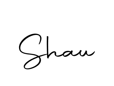 You should practise on your own different ways (Autography-DOLnW) to write your name (Shau) in signature. don't let someone else do it for you. Shau signature style 10 images and pictures png