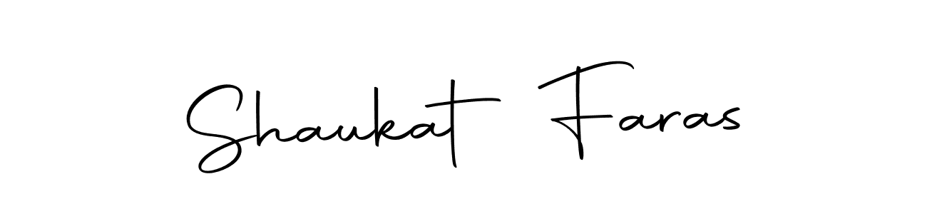 Make a beautiful signature design for name Shaukat Faras. Use this online signature maker to create a handwritten signature for free. Shaukat Faras signature style 10 images and pictures png