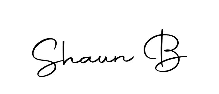 Shaun B stylish signature style. Best Handwritten Sign (Autography-DOLnW) for my name. Handwritten Signature Collection Ideas for my name Shaun B. Shaun B signature style 10 images and pictures png