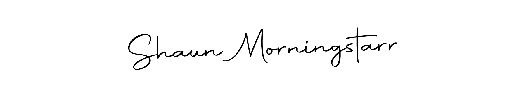 Make a beautiful signature design for name Shaun Morningstarr. With this signature (Autography-DOLnW) style, you can create a handwritten signature for free. Shaun Morningstarr signature style 10 images and pictures png